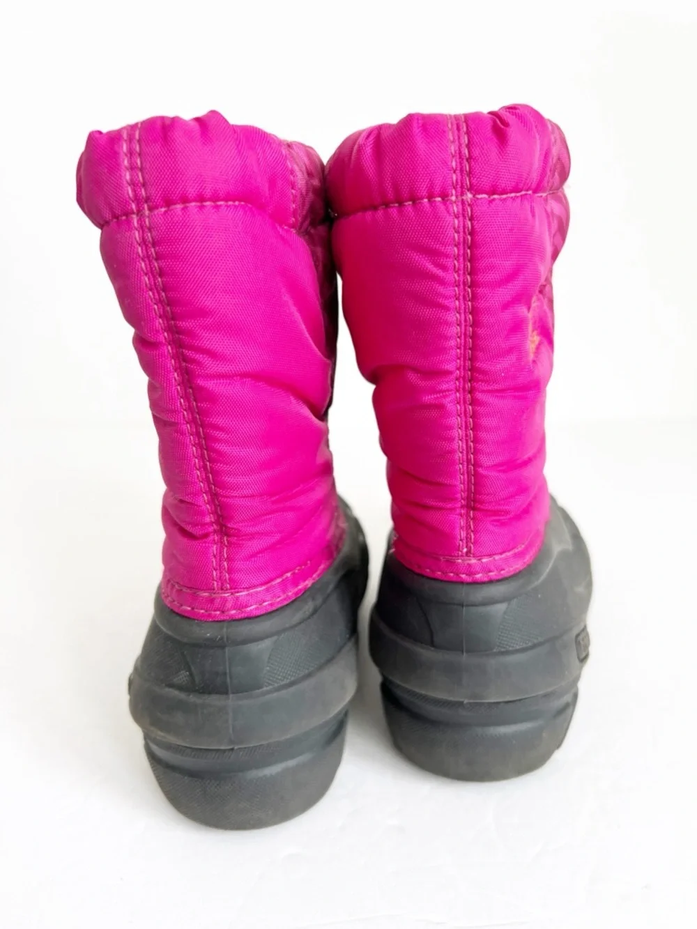 SZ 10 Sorel Kids Pink and Black Insulated Snow Boots